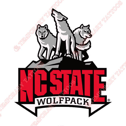 North Carolina State Wolfpack Customize Temporary Tattoos Stickers NO.5509